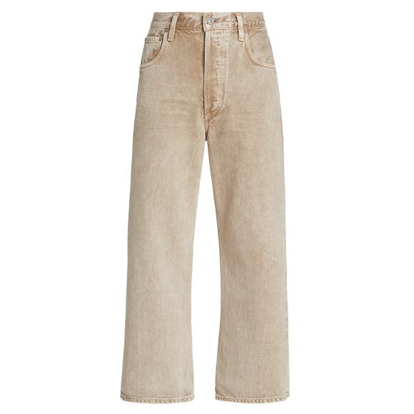 The Citizenry Denim - Citizens Of Humanity Wide Leg Tan Gaucho Size 30 Jeans